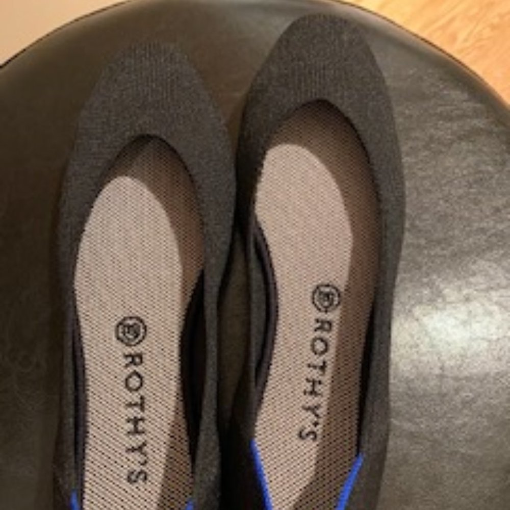 BRAND NEW- ROTHY's square toe flats